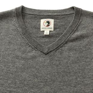 Duck Head Men's Buckley Merino V-Neck Sweater Alternate View